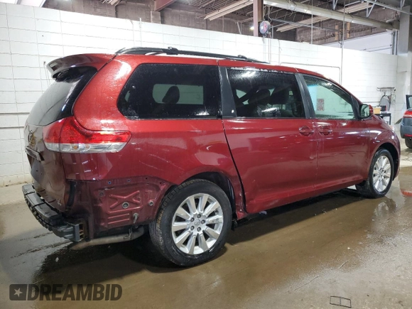 2014 Toyota Sienna LE with VIN 5TDJK3DC9ES083307, listed as a Copart auction lot 57939385 with 132,494 mi miles and Salvage title. Bid and sale history available at DreamBid. Image 3.