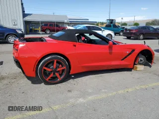 2014 Chevrolet Corvette 1LT z VIN 1G1YB3D70E5112838, wystawiony jako Copart lot #53850505 z przebiegiem Nie podano mil oraz Szkoda całkowita • Salvage title. Historia ofert i sprzedaży dostępna na DreamBid. Obrazek 3.