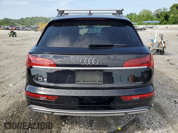 2021 Audi Q5 Premium Plus with VIN WA1BAAFY8M2011079, listed as a Copart auction lot 60714455 with 78,883 mi miles and Salvage title. Bid and sale history available at DreamBid. Image 6.