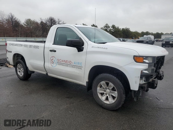 2020 Chevrolet Silverado 1500 Work Truck with VIN 3GCNWAEFXLG250174, listed as a Copart auction lot 44940685 with 107,631 mi miles and Salvage Title. Bid and sale history available at carsss.com. Image 4.