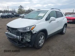 2018 Chevrolet Trax LT with VIN KL7CJPSB7JB714941, listed as a IAAI auction lot 41852865 with 112,606 mi miles. Bid and sale history available at carsss.com. Image 2.