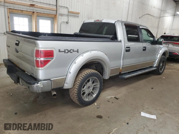 2010 Ford F-150 XL with VIN 1FTFW1EV5AFA08726, listed as a Copart auction lot 53744585 with 274,389 mi miles and Salvage Title. Bid and sale history available at carsss.com. Image 3.