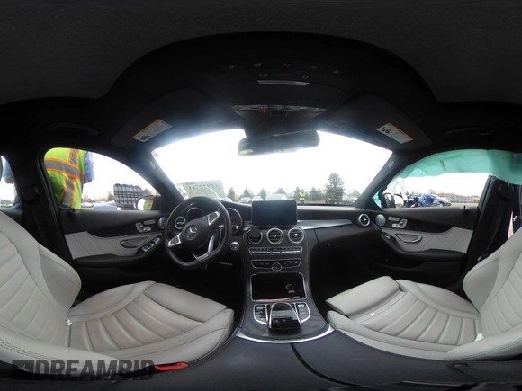 2016 Mercedes-Benz C 450 AMG with VIN 55SWF6EB1GU127291, listed as a IAAI auction lot 41930711 with 32,614 mi miles and . Bid and sale history available at carsss.com. Image 18.