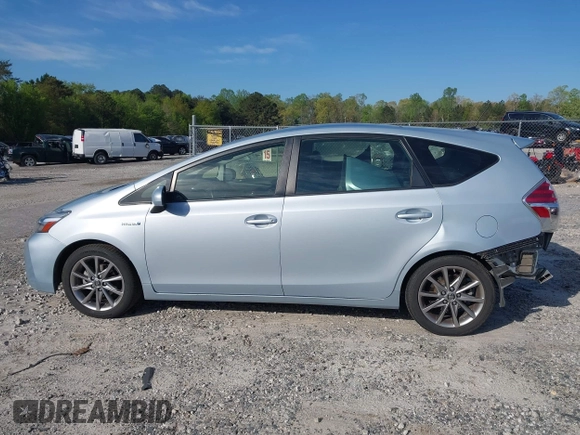 2016 Toyota Prius v Two with VIN JTDZN3EU2GJ042440, listed as a IAAI auction lot 42008316 with 160,000 mi miles. Bid and sale history available at carsss.com. Image 15.
