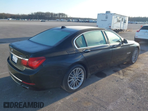 2013 BMW 7 Series 750Li xDrive with VIN WBAYF8C53DD140448, listed as a IAAI auction lot 41933840 with 119,013 mi miles. Bid and sale history available at carsss.com. Image 4.