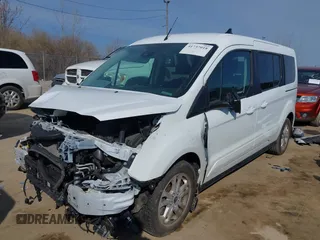 2021 Ford Transit Connect XLT with VIN NM0GE9F25M1494107, listed as a IAAI auction lot 41737018 with 33,512 mi miles and . Bid and sale history available at DreamBid. Image 17.