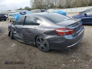 2017 Honda Accord Touring with VIN 1HGCR3F97HA000952, listed as a Copart auction lot 60136685 with 209,493 mi miles and Salvage title. Bid and sale history available at DreamBid. Image 2.