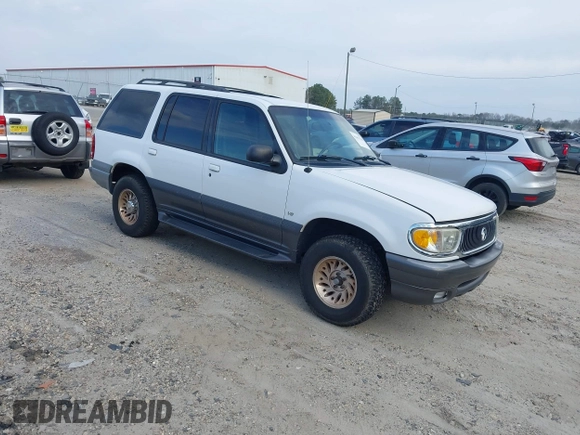 2000 Mercury Mountaineer z VIN 4M2ZU66P9YUJ19036, wystawiony jako IAAI lot #41663230 z przebiegiem 159 635 mil mil oraz . Historia ofert i sprzedaży dostępna na DreamBid. Obrazek 1.