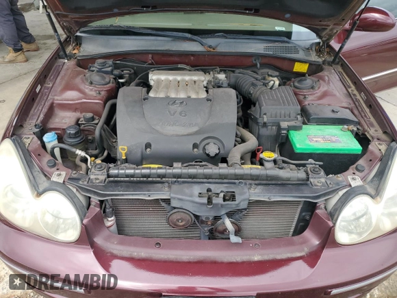 2003 Hyundai Sonata GLS with VIN KMHWF35H43A869994, listed as a Copart auction lot 54252335 with 50,203 mi miles and Salvage Title. Bid and sale history available at carsss.com. Image 11.