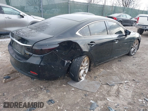 2017 Mazda Mazda6 Touring with VIN JM1GL1V5XH1117820, listed as a IAAI auction lot 41617395 with 117,081 mi miles. Bid and sale history available at carsss.com. Image 4.