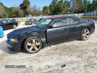 2006 Dodge Charger SRT-8 with VIN 2B3KA73W36H369326, listed as a Copart auction lot 46684425 with 157,388 mi miles and Salvage Title. Bid and sale history available at carsss.com. Image 1.