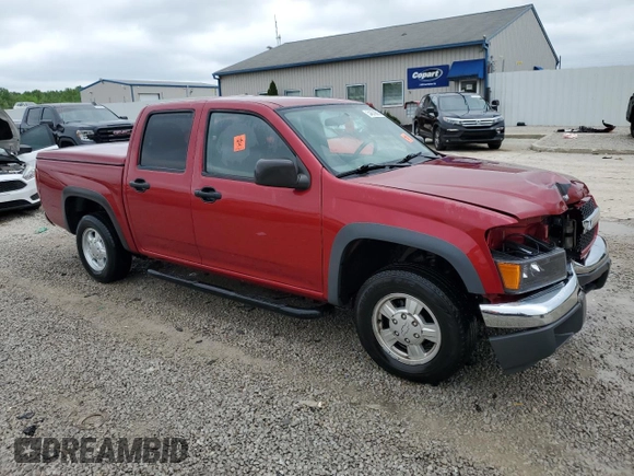 2005 Chevrolet Colorado 1SC LS Z85 with VIN 1GCCS136658232124, listed as a Copart auction lot 54879905 with 136,167 mi miles and Salvage Title. Bid and sale history available at DreamBid. Image 4.