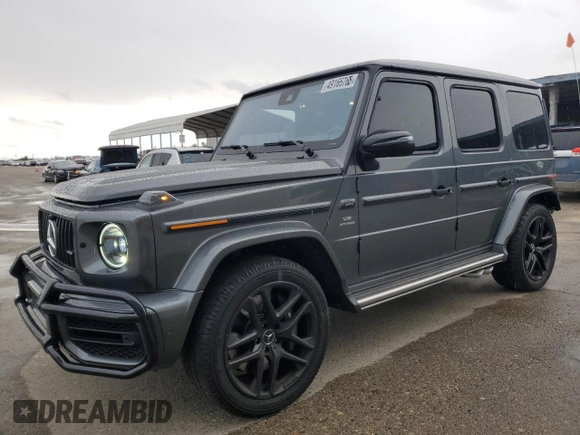 2022 Mercedes-Benz G 63 AMG with VIN W1NYC7HJXNX443554, listed as a Copart auction lot 49165765 with 20,654 mi miles and Salvage title. Bid and sale history available at DreamBid. Image 1.
