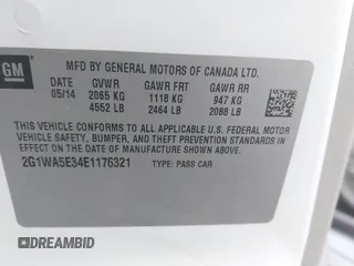 2014 Chevrolet Impala LS with VIN 2G1WA5E34E1176321, listed as a IAAI auction lot 42447074 with 91,173 mi miles and . Bid and sale history available at DreamBid. Image 9.
