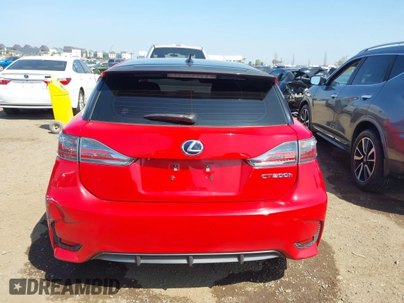 2014 Lexus CT 200h Hybrid with VIN JTHKD5BH1E2182802, listed as a IAAI auction lot 41859426 with 197,330 mi miles. Bid and sale history available at carsss.com. Image 16.