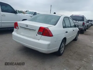 2003 Honda Civic LX with VIN 2HGES16593H570072, listed as a IAAI auction lot 41927366 with 1 mi miles. Bid and sale history available at carsss.com. Image 4.