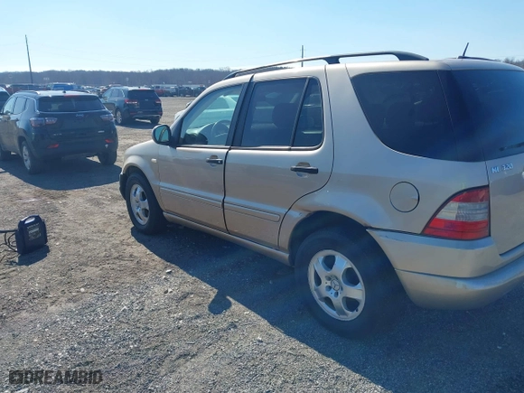 2001 Mercedes-Benz M-Class with VIN 4JGAB54E71A245256, listed as a IAAI auction lot 41697960 with 191,911 mi miles. Bid and sale history available at carsss.com. Image 3.