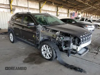 2016 Jeep Cherokee Latitude with VIN 1C4PJLCS8GW107783, listed as a Copart auction lot 64771655 with 108,745 mi miles and Salvage title. Bid and sale history available at DreamBid. Image 4.