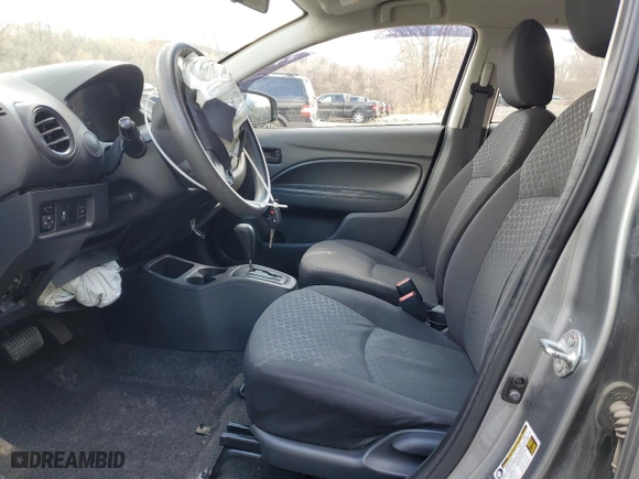 2015 Mitsubishi Mirage DE with VIN ML32A3HJ0FH034411, listed as a Copart auction lot 52042155 with 103,119 mi miles and Salvage Title. Bid and sale history available at carsss.com. Image 7.