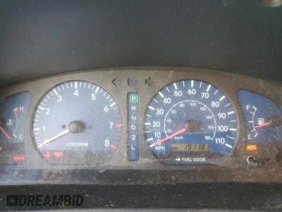 2002 Toyota Sienna LE with VIN 4T3ZF13C62U465091, listed as a Copart auction lot 84189124 with 191,181 mi miles and Salvage Title. Bid and sale history available at carsss.com. Image 9.