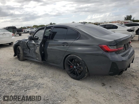 2023 BMW 3 Series 330i with VIN 3MW69FF05P8D33852, listed as a Copart auction lot 52694485 with 29,862 mi miles and Salvage title. Bid and sale history available at DreamBid. Image 2.