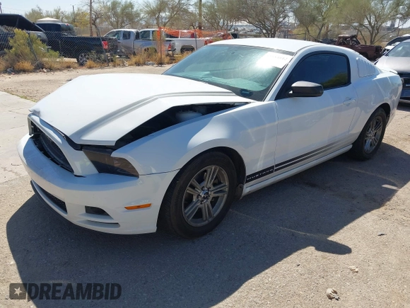 2014 Ford Mustang V6 with VIN 1ZVBP8AM0E5268865, listed as a IAAI auction lot 41884812 with 128,977 mi miles. Bid and sale history available at carsss.com. Image 17.