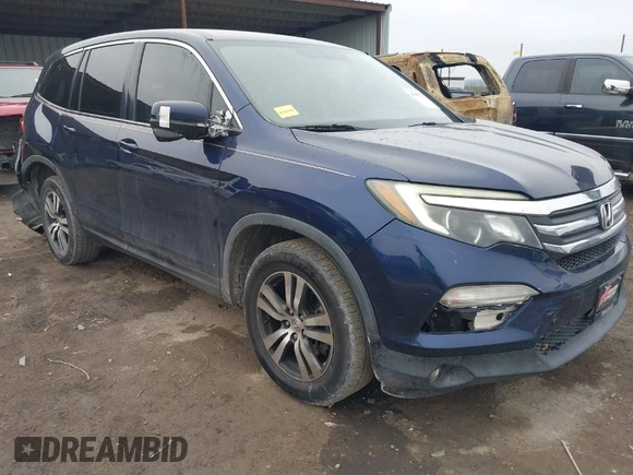 2016 Honda Pilot EX with VIN 5FNYF5H33GB002642, listed as a IAAI auction lot 41495578 with 228,666 mi miles. Bid and sale history available at carsss.com. Image 1.