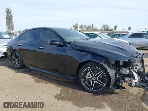 2024 Mercedes-Benz C 300 with VIN W1KAF4HB2RR190933, listed as a IAAI auction lot 41670470 with 2,744 mi miles and . Bid and sale history available at DreamBid. Image 14.