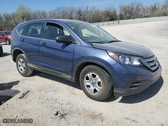 2013 Honda CR-V LX with VIN 2HKRM4H32DH694796, listed as a Copart auction lot 50280885 with 95,203 mi miles and Salvage Title. Bid and sale history available at carsss.com. Image 4.
