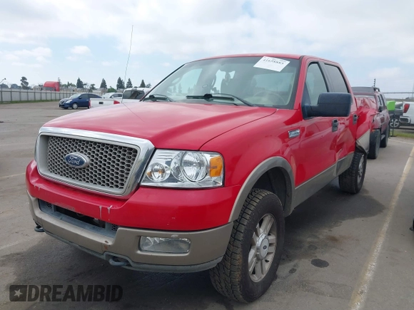 2004 Ford F-150 XLT with VIN 1FTPW14564KC89792, listed as a IAAI auction lot 41658885 with 219,012 mi miles. Bid and sale history available at carsss.com. Image 18.