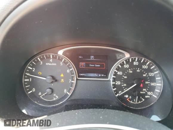 2017 Nissan Altima SV with VIN 1N4AL3APXHC114886, listed as a Copart auction lot 57162905 with 139,879 mi miles and Salvage title. Bid and sale history available at DreamBid. Image 9.