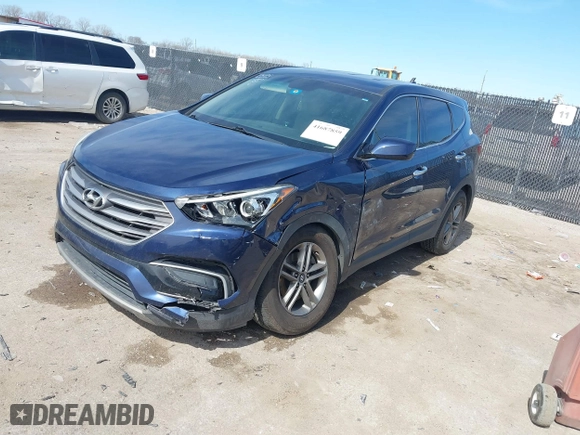 2017 Hyundai Santa Fe Sport 2.4L with VIN 5XYZT3LBXHG491583, listed as a IAAI auction lot 41687859 with 77,279 mi miles. Bid and sale history available at carsss.com. Image 17.