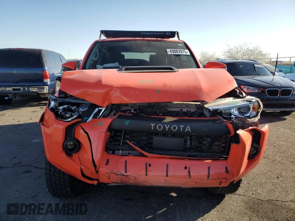 2023 Toyota 4Runner TRD Pro with VIN JTELU5JR5P6135571, listed as a Copart auction lot 43083975 with 19,428 mi miles and Salvage title. Bid and sale history available at DreamBid. Image 5.