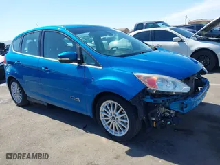 2015 Ford C-Max Energi SEL with VIN 1FADP5CU0FL100590, listed as a IAAI auction lot 41587915 with 112,955 mi miles. Bid and sale history available at carsss.com. Image 1.