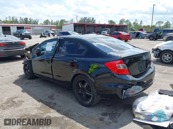 2012 Honda Civic LX z VIN 2HGFB2F56CH562876, wystawiony jako IAAI lot #42199782 z przebiegiem 205 297 mil mil oraz . Historia ofert i sprzedaży dostępna na DreamBid. Obrazek 3.