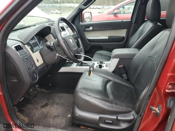 2010 Mercury Mariner Premier with VIN 4M2CN9H79AKJ25664, listed as a Copart auction lot 53681335 with 186,226 mi miles and Clean Title. Bid and sale history available at carsss.com. Image 7.