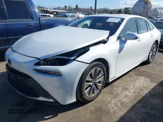 2021 Toyota Mirai XLE with VIN JTDAAAAA8MA001248, listed as a IAAI auction lot 41592011 with 49,613 mi miles and . Bid and sale history available at DreamBid. Image 2.