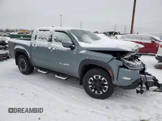 2024 Nissan Frontier Pro-4X with VIN 1N6ED1EK0RN630091, listed as a Copart auction lot 88705595 with 9,059 mi miles and Clean title. Bid and sale history available at DreamBid. Image 4.