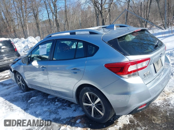 2019 Subaru Impreza Premium with VIN 4S3GTAC67K3712213, listed as a IAAI auction lot 41582618 with 1 mi miles. Bid and sale history available at carsss.com. Image 13.