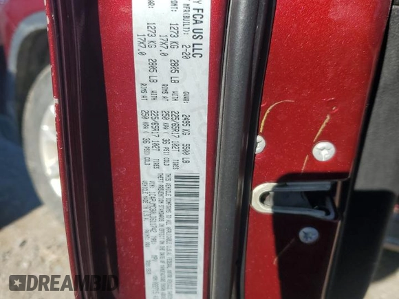 2020 Jeep Cherokee Latitude with VIN 1C4PJMCB0LD611742, listed as a Copart auction lot 45967335 with 94,341 mi miles and Salvage title. Bid and sale history available at DreamBid. Image 13.