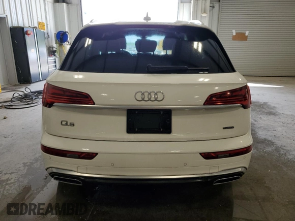 2023 Audi Q5 S line Premium Plus z VIN WA1EAAFY7P2027291, wystawiony jako Copart lot #58101365 z przebiegiem 53 473 mil mil oraz Szkody całkowita. Historia ofert i sprzedaży dostępna na DreamBid. Obrazek 6.