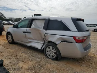 2013 Honda Odyssey LX with VIN 5FNRL5H26DB085452, listed as a Copart auction lot 47459205 with 81,341 mi miles and Salvage Title. Bid and sale history available at carsss.com. Image 2.