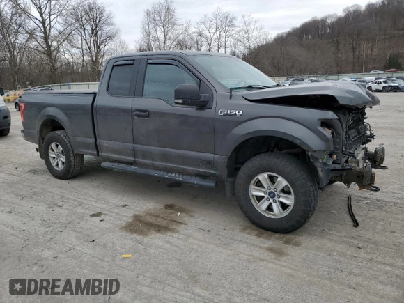 2015 Ford F-150 XLT with VIN 1FTEX1EP4FFC89967, listed as a Copart auction lot 50728835 with 154,528 mi miles and Salvage Title. Bid and sale history available at DreamBid. Image 4.