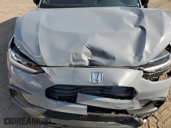 2024 Honda HR-V Sport with VIN 3CZRZ1H58RM752309, listed as a Copart auction lot 54977025 with 6,821 mi miles and Salvage title. Bid and sale history available at DreamBid. Image 12.