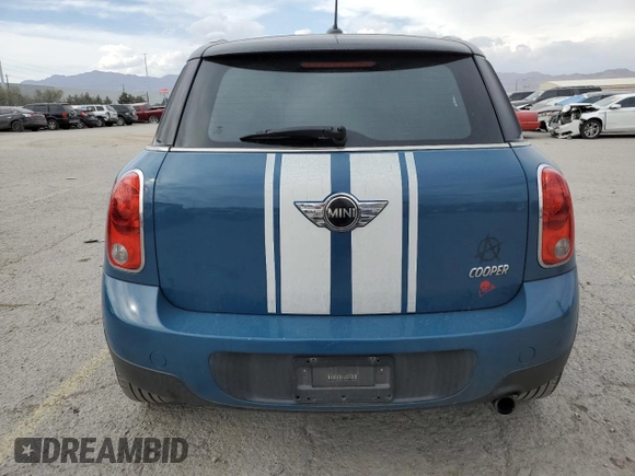 2012 MINI Countryman with VIN WMWZB3C51CWM02831, listed as a Copart auction lot 53821445 with 149,654 mi miles and Salvage Title. Bid and sale history available at DreamBid. Image 6.