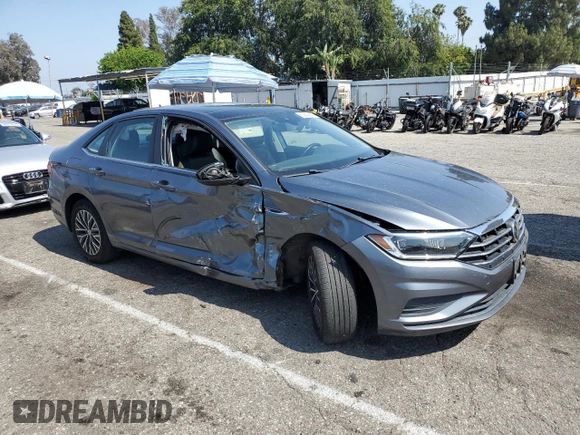 2019 Volkswagen Jetta SEL with VIN 3VWE57BU9KM101597, listed as a Copart auction lot 60262205 with 82,685 mi miles and Salvage title. Bid and sale history available at DreamBid. Image 4.
