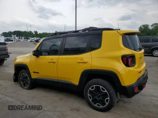 2017 Jeep Renegade Trailhawk with VIN ZACCJBCB8HPE96285, listed as a Copart auction lot 59557855 with 170,837 mi miles and Salvage title. Bid and sale history available at DreamBid. Image 2.