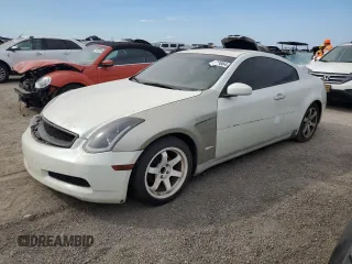 2003 Infiniti G35 w/Leather with VIN JNKCV54E23M221600, listed as a Copart auction lot 76193864 with Not Provided miles and Salvage Title. Bid and sale history available at DreamBid. Image 1.