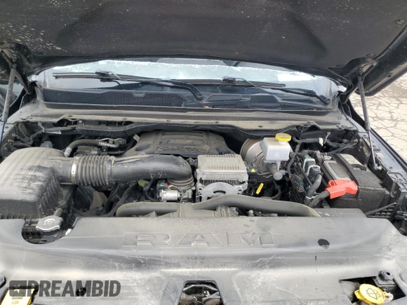 2023 Ram 1500 Big Horn with VIN 1C6SRFFT0PN651992, listed as a Copart auction lot 55075565 with 26,821 mi miles and Non repairable. Bid and sale history available at DreamBid. Image 11.
