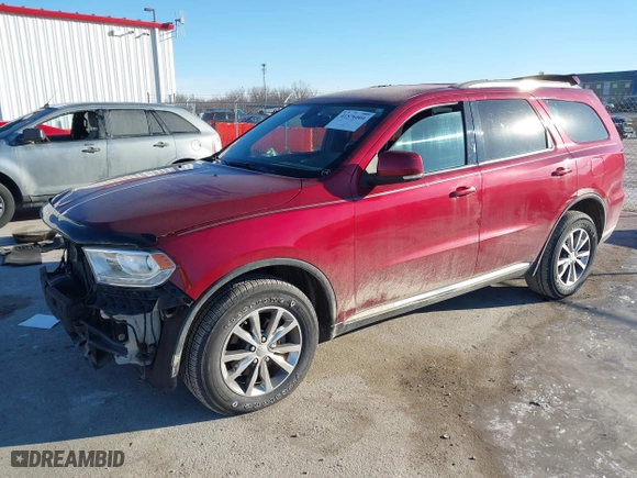 2015 Dodge Durango Limited with VIN 1C4RDJDG6FC702971, listed as a IAAI auction lot 41576004 with 1 mi miles. Bid and sale history available at carsss.com. Image 18.